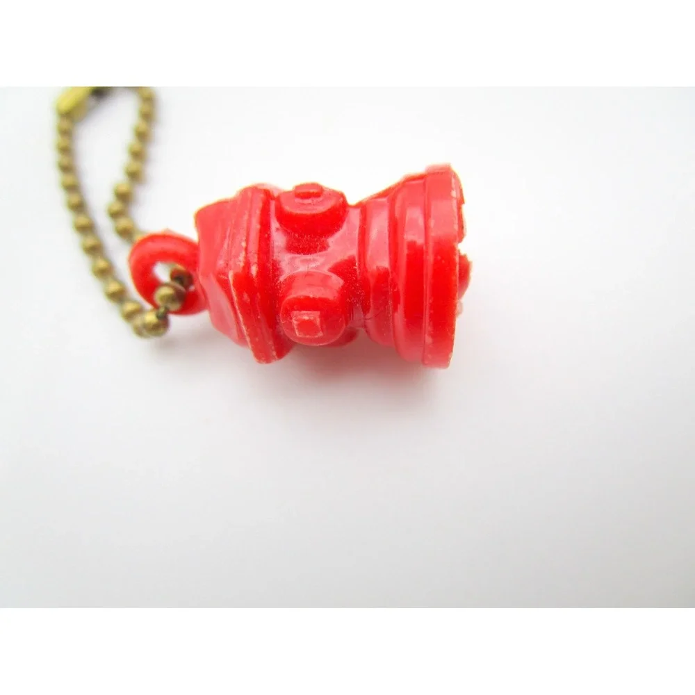 Cracker Jack Prize 3 Vintage Gumball Charms Fire Hydrant No Speak Monkey Cannon